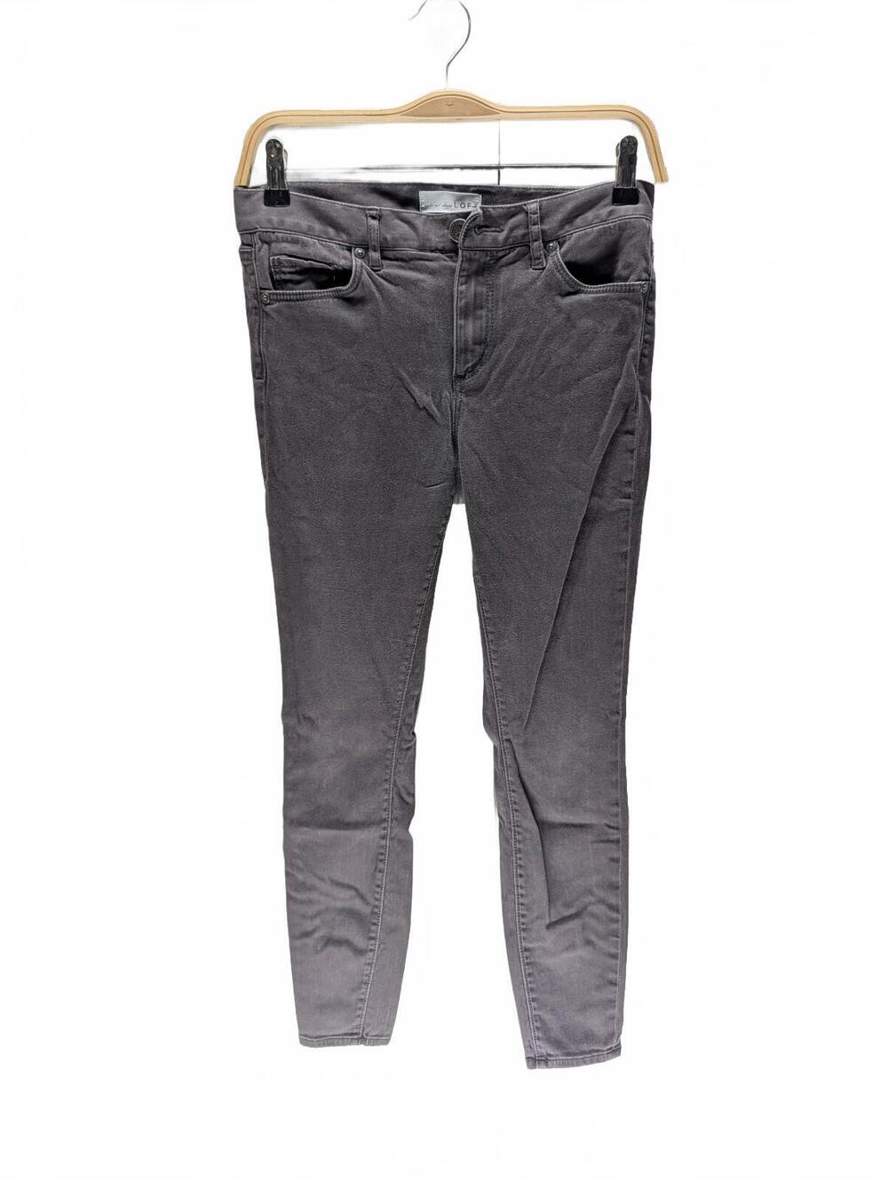 LOFT Gray Legging Jeans Size 4 / 27 Women's Slim Fit Stretch